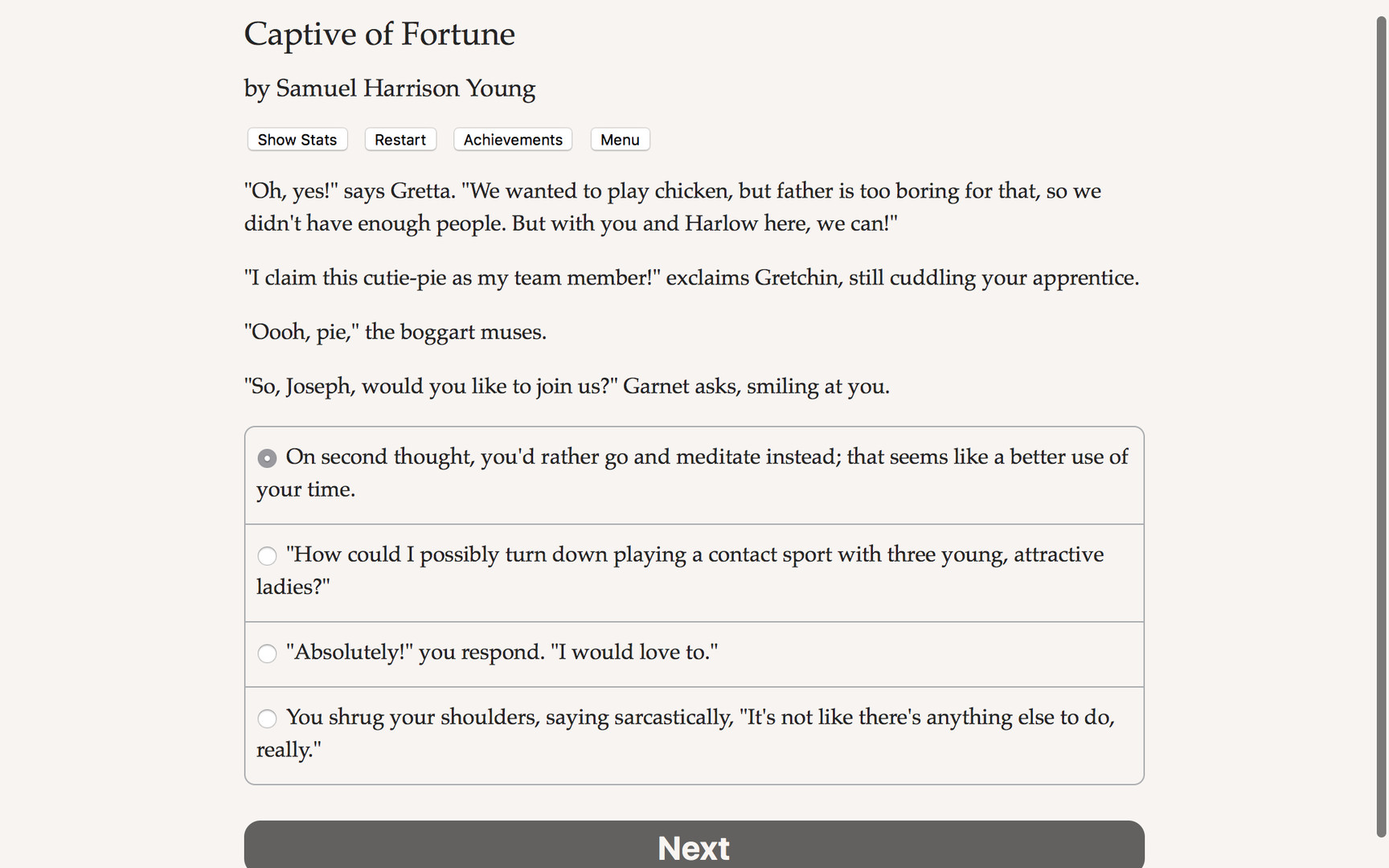 Captive of Fortune
