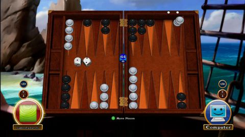 Hardwood Backgammon