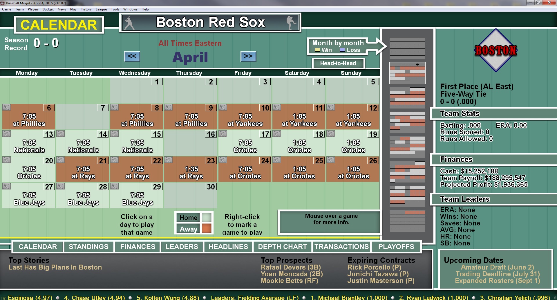 Baseball Mogul Diamond