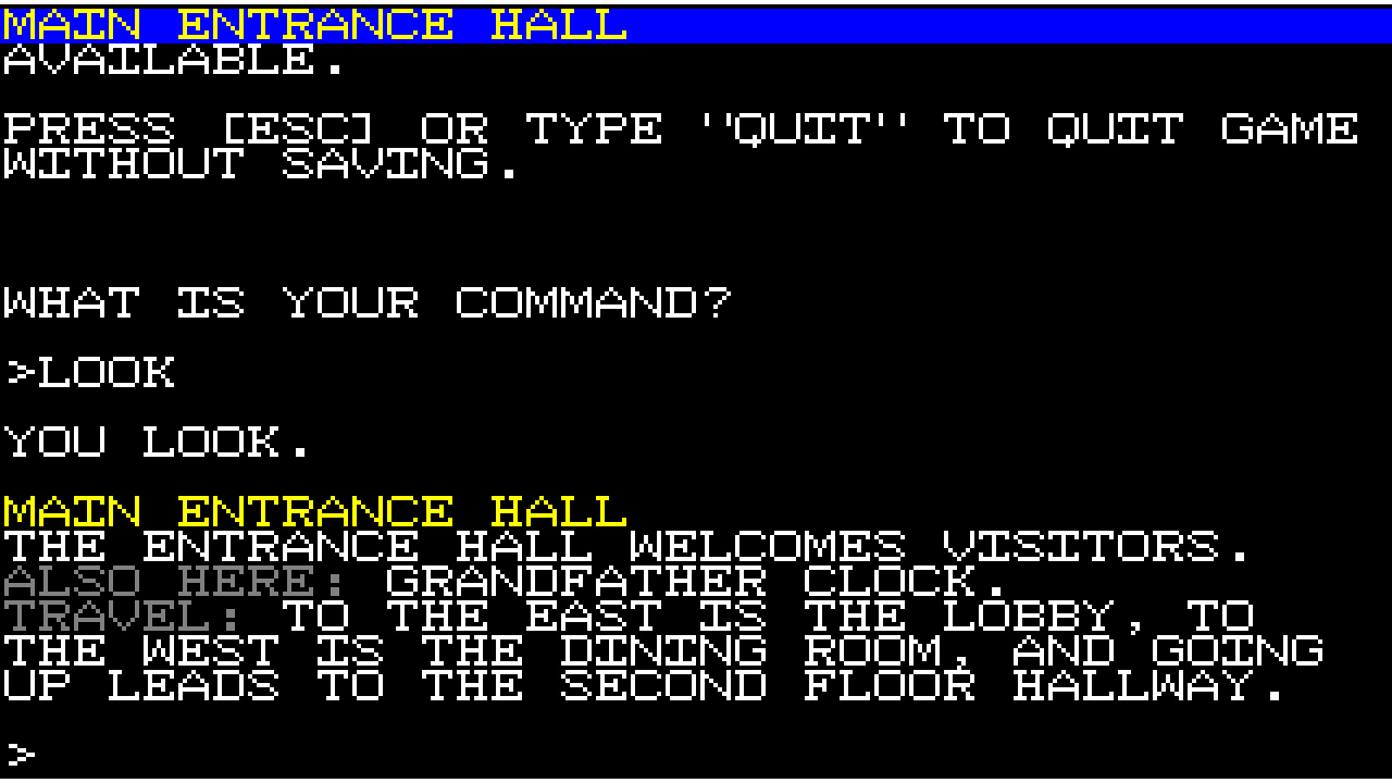 Ozapell Mystery Text Adventure