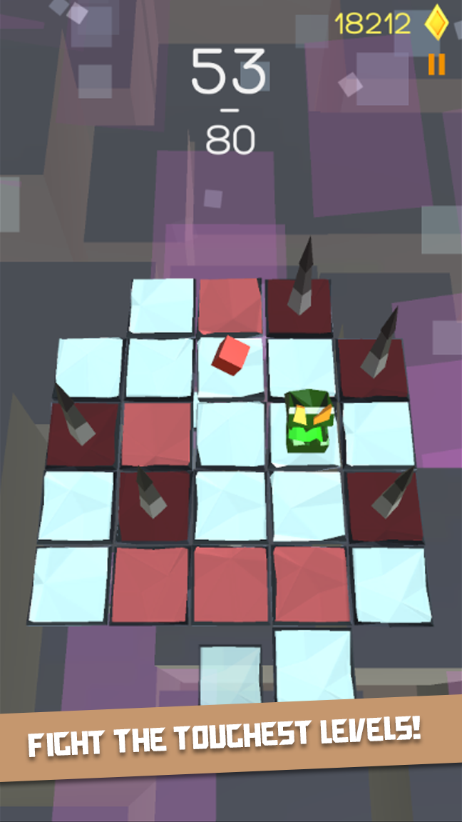 Bulky Head: Use your head to smash nasty objects!