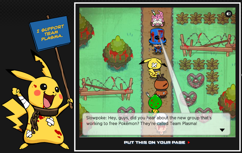 PETA’s Pokémon Black &amp; Blue