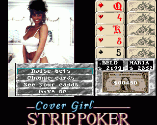 Cover Girl Strip Poker