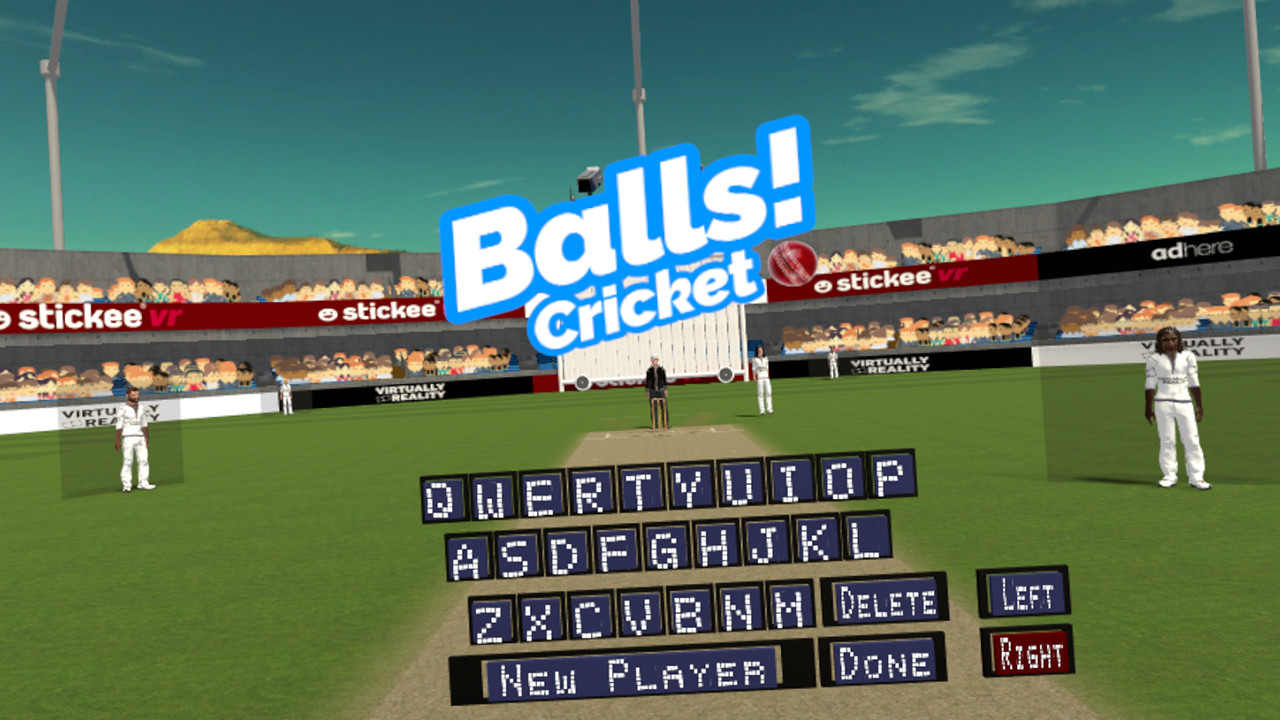 Balls! Virtual Reality Cricket