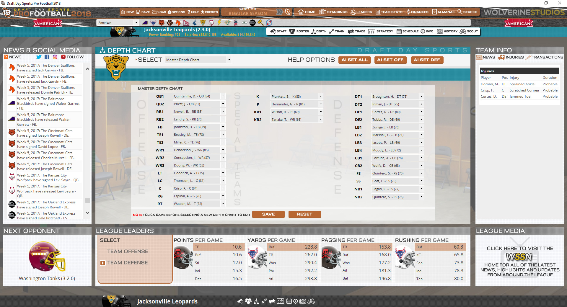 Draft Day Sports: Pro Football 2018