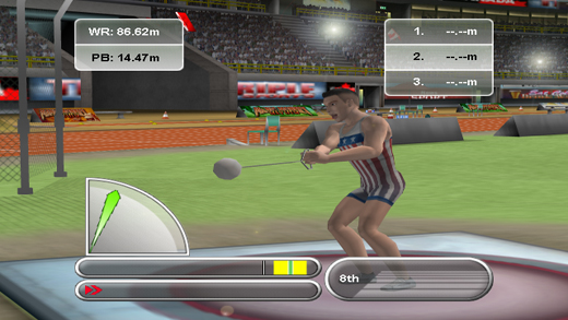 Triple Throwing Sports
