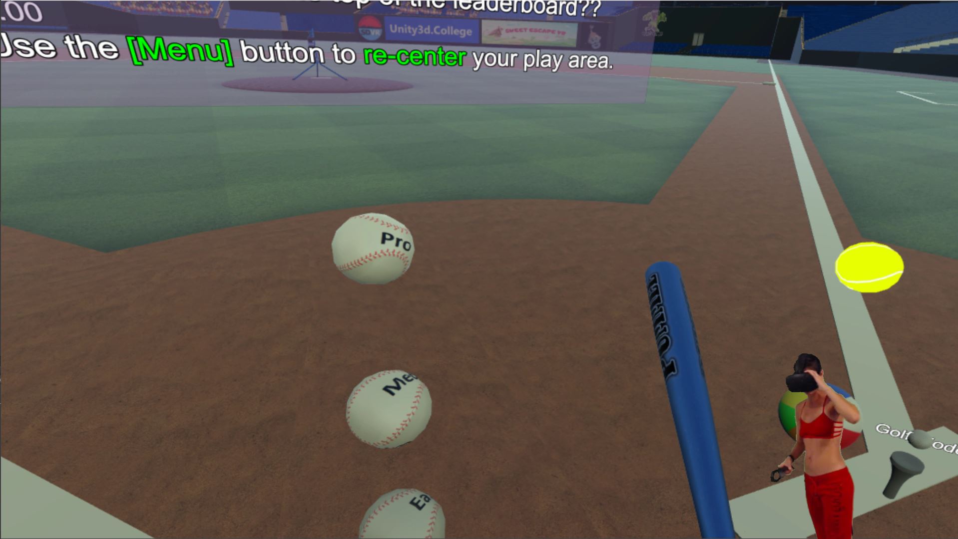 VR Baseball – Home Run Competition