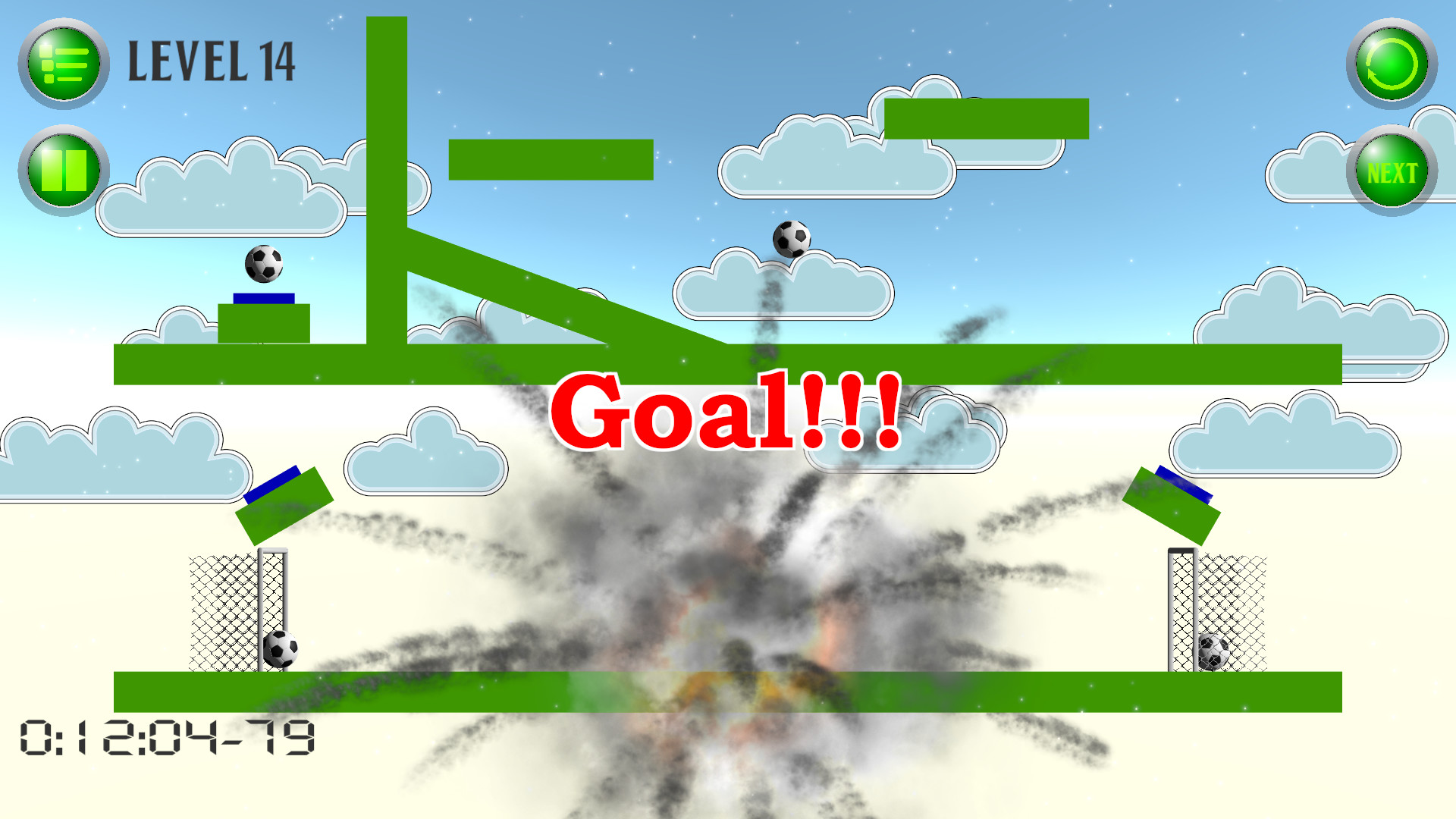 Score a goal 2 (Physical football)