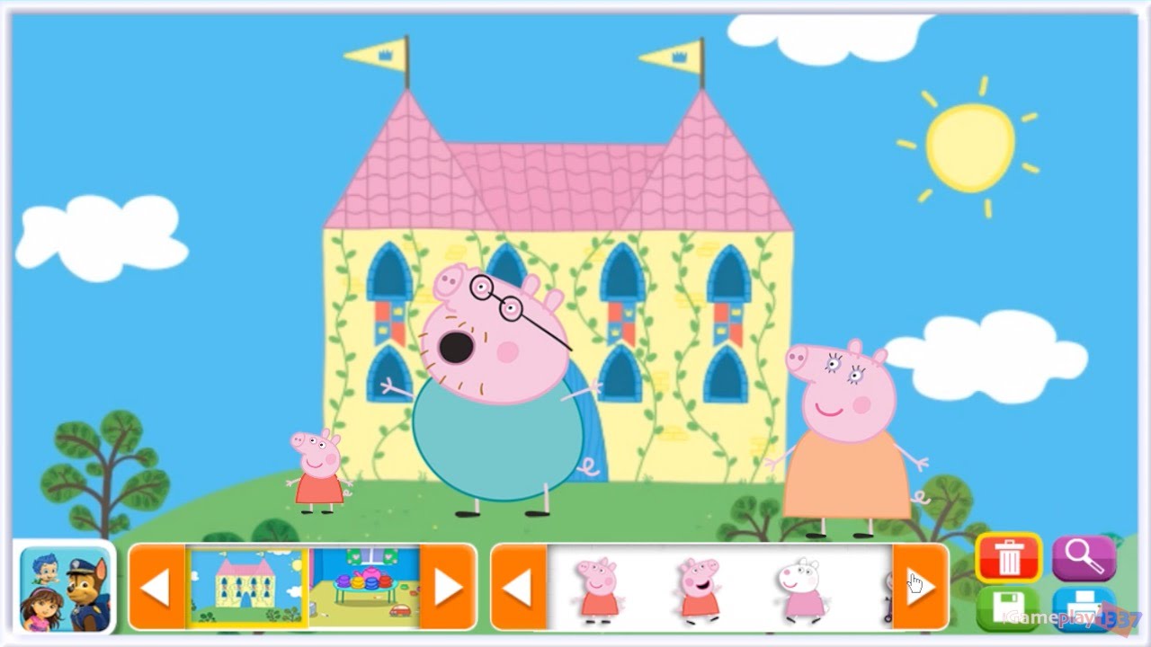 Puzzle For Peppa Pig