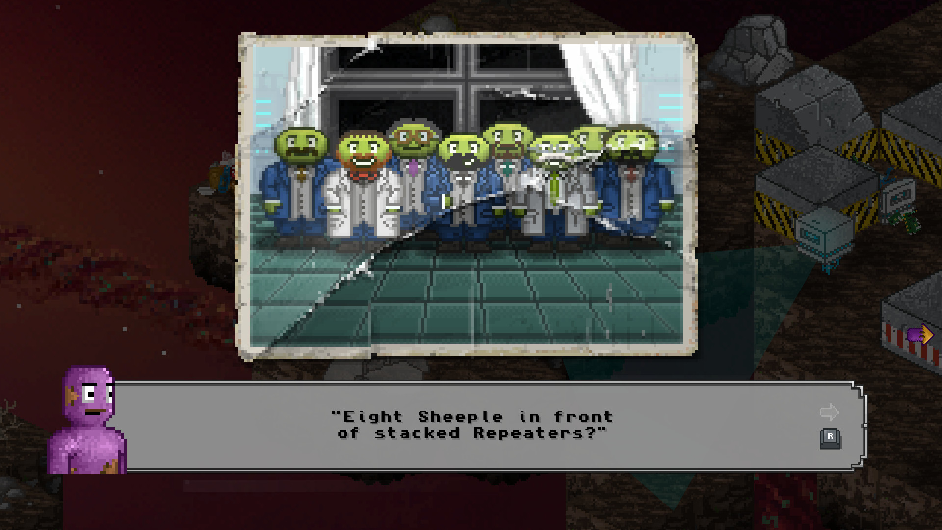 Patchman vs. Blue Squares