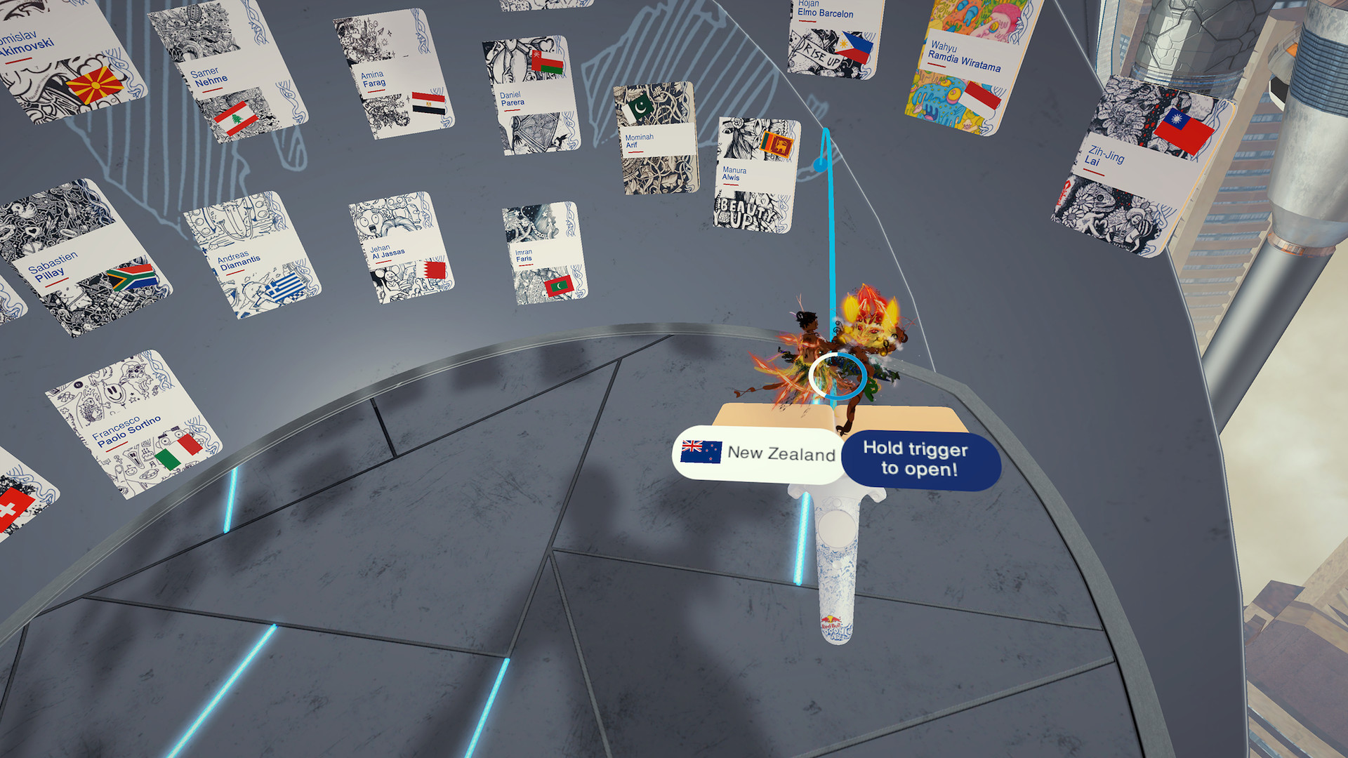 Red Bull Doodle Art: Global VR Gallery
