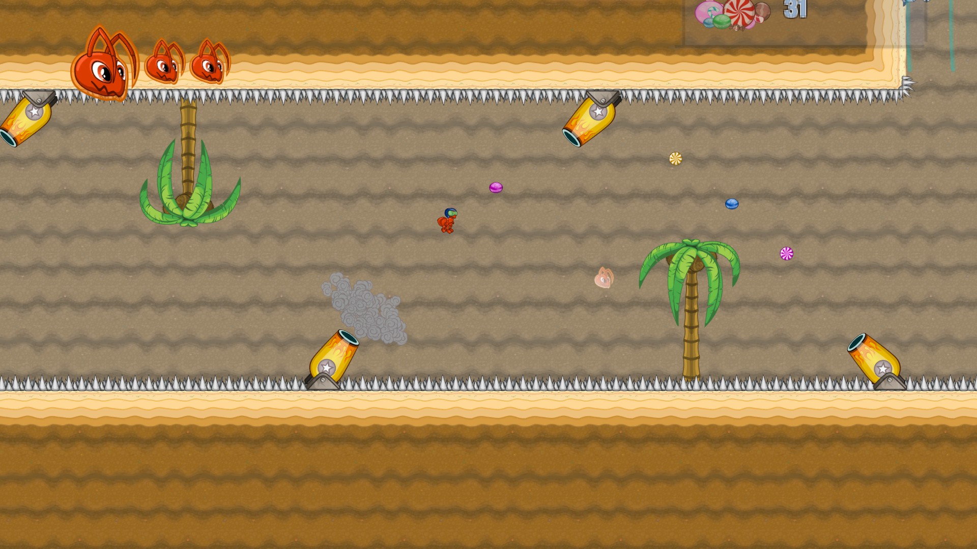 Ant-gravity: Tiny’s Adventure