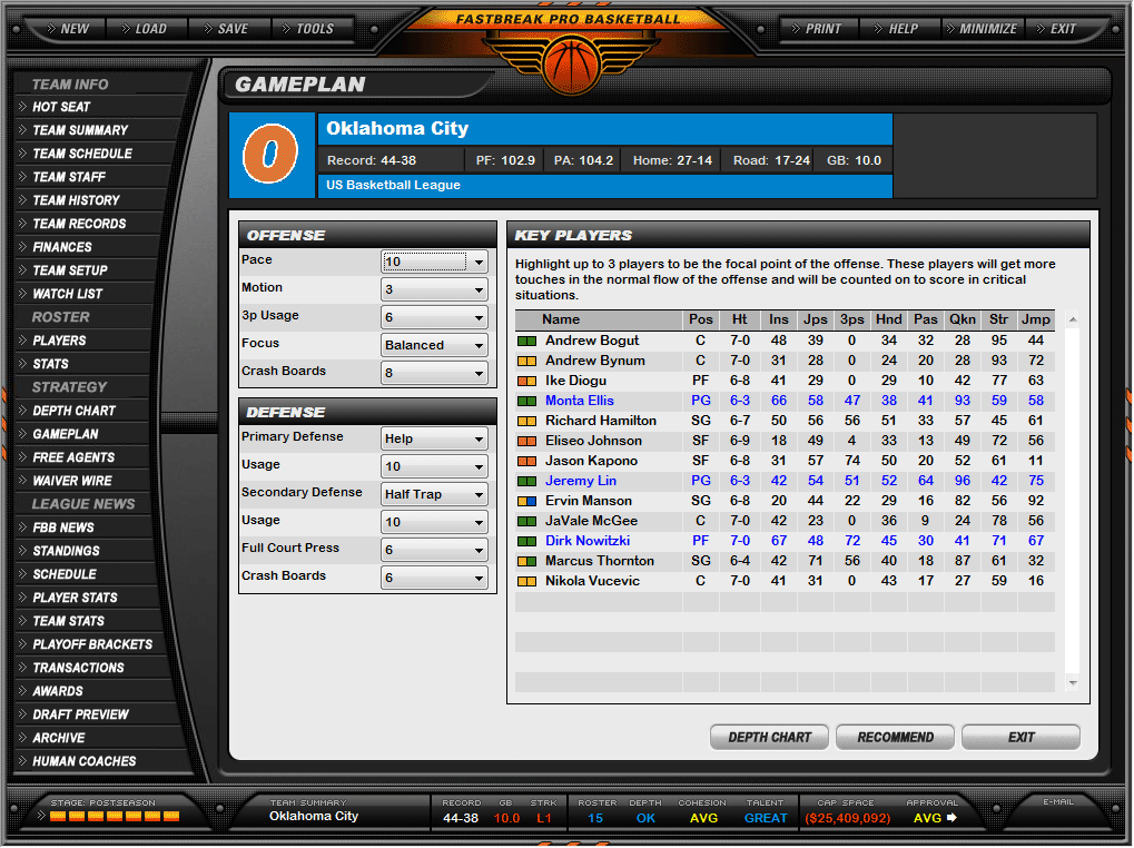 Fast Break Pro Basketball 3