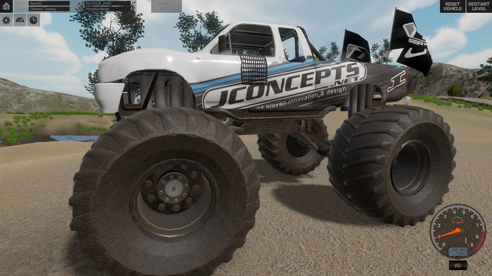 D Series Off Road Driving Simulation
