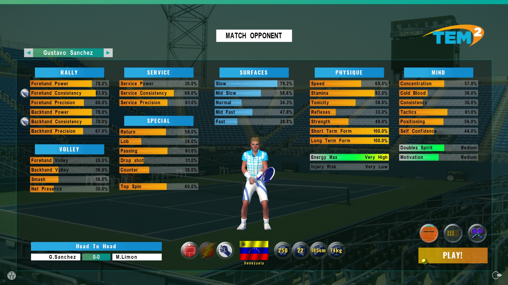 Tennis Elbow Manager 2