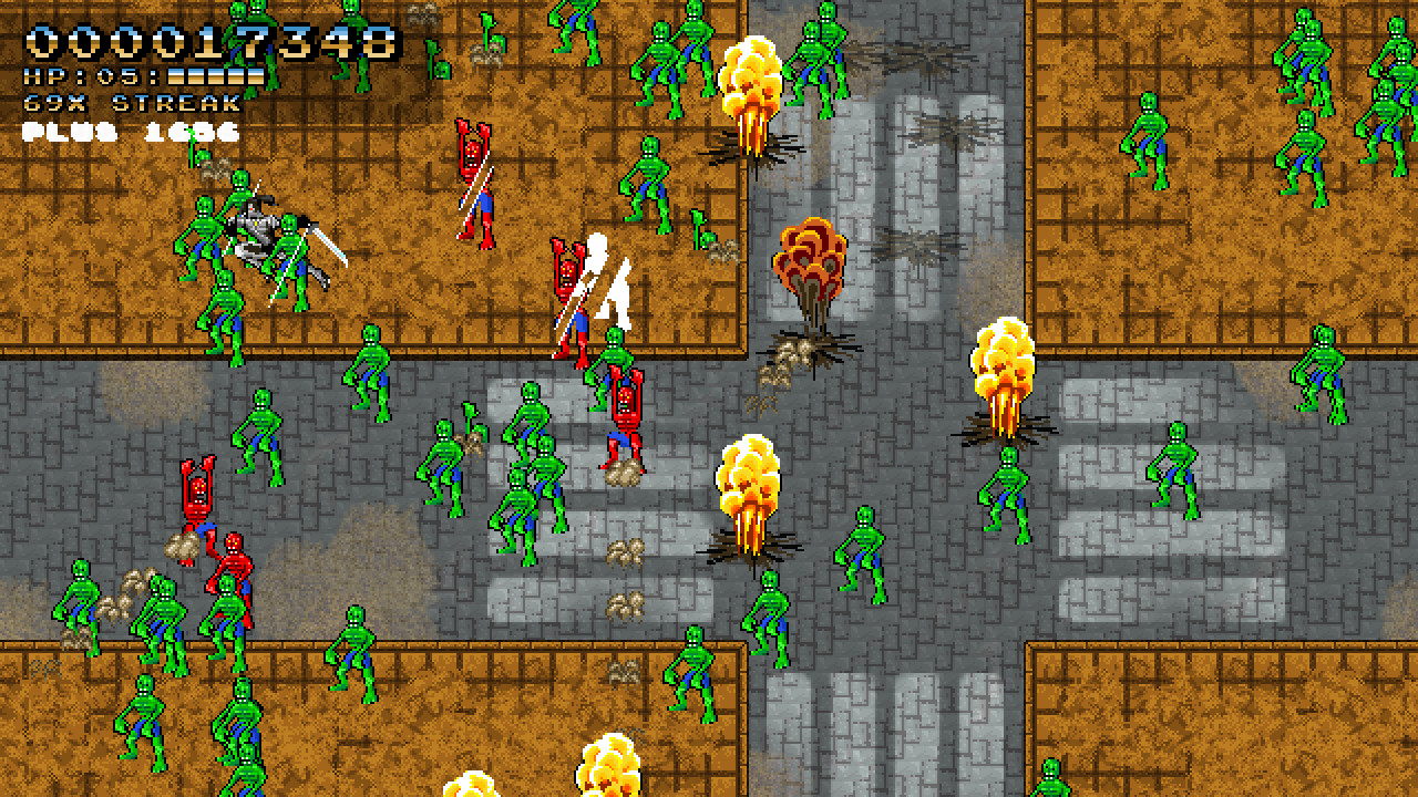 Space Robot Samurai Zombie Slayer