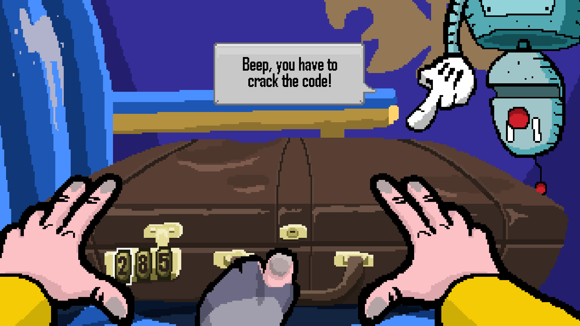 Detective Case and Clown Bot in: The Express Killer