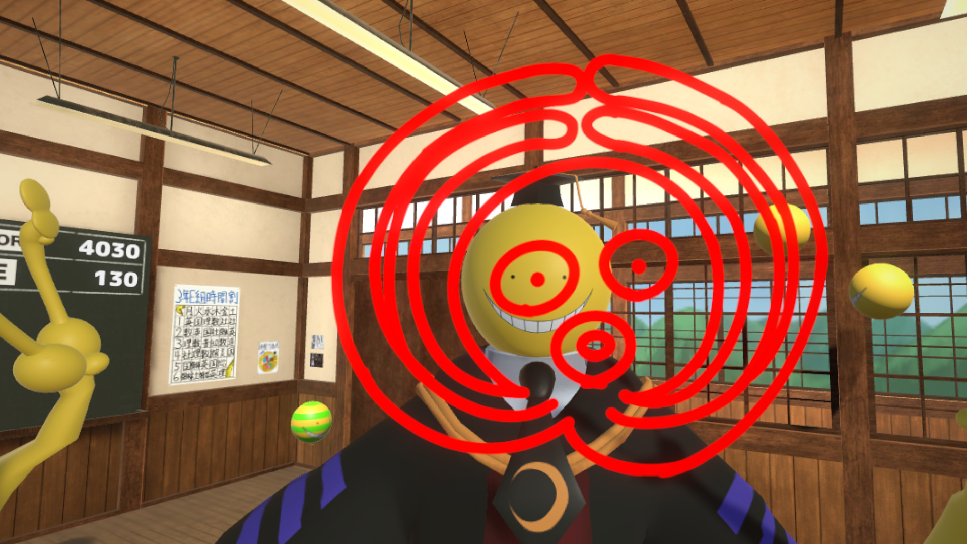 Assassination Classroom VR Balloon Challenge Time