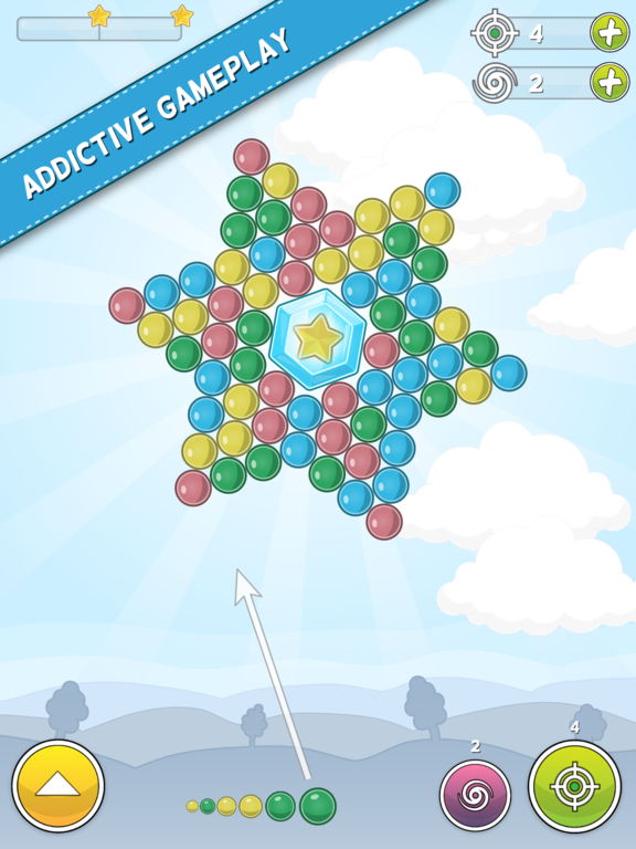 Bubble Cloud: Spinning Bubbles