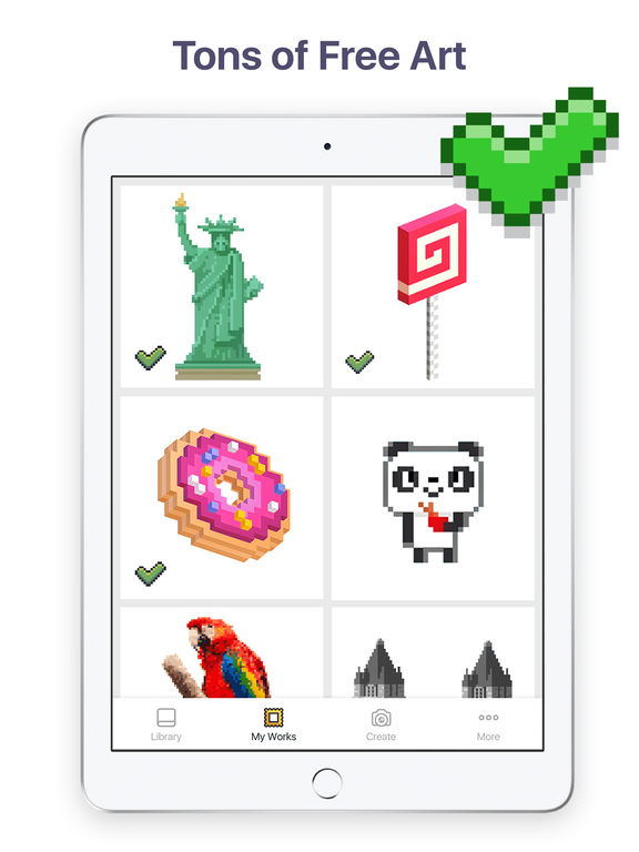 Pixel Art: Color by Number