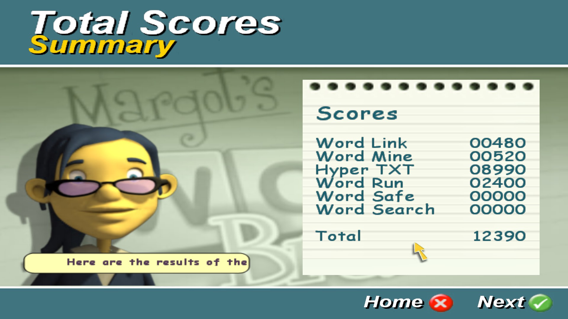 Margot’s Word Brain