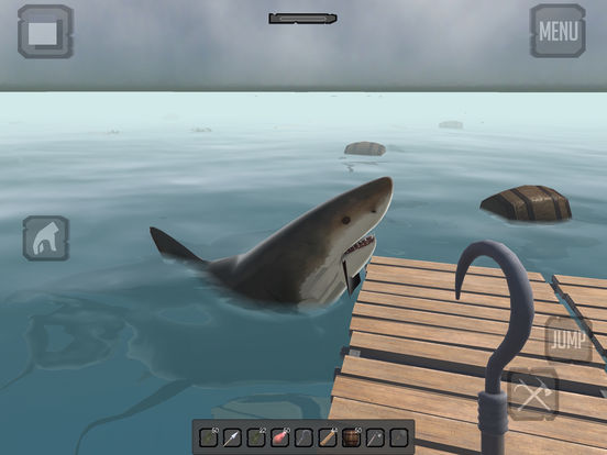 Raft Island Shark Survival