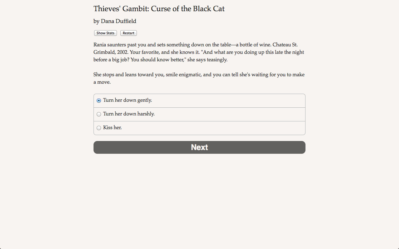 Thieves’ Gambit: The Curse of the Black Cat
