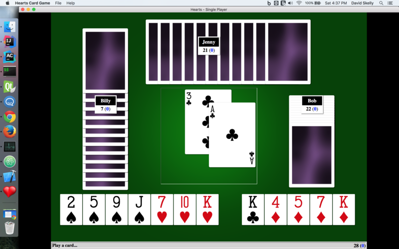Hearts Card Game