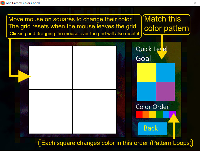 Grid Games: Color Coded
