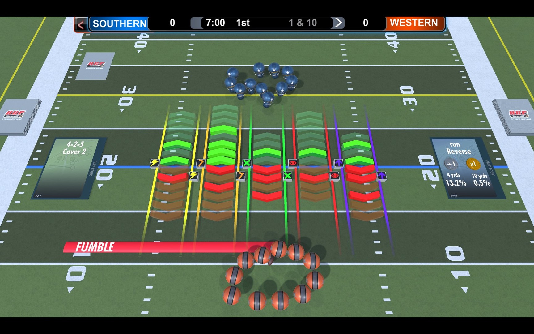 Action Card Football