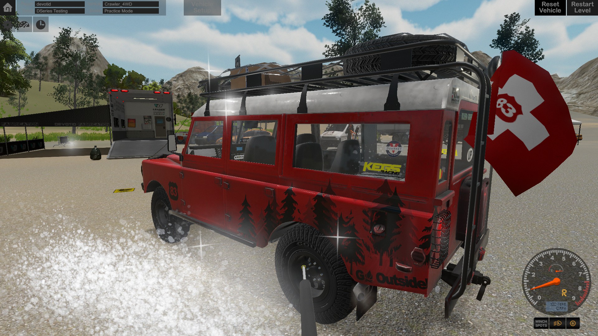 D Series Off Road Driving Simulation