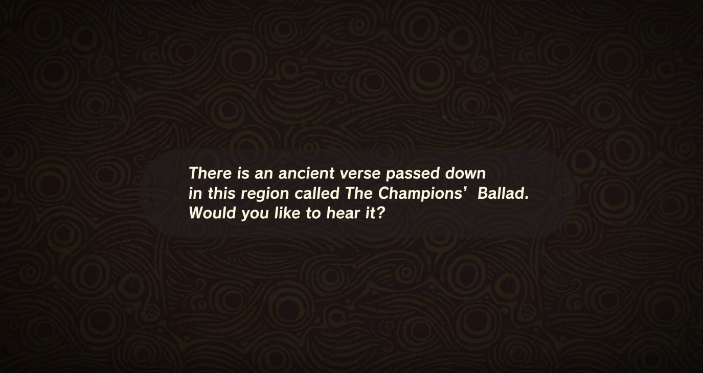 The Legend of Zelda: Breath of the Wild – The Champions’ Ballad
