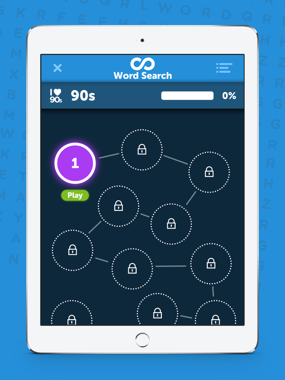 Infinite Word Search Puzzles