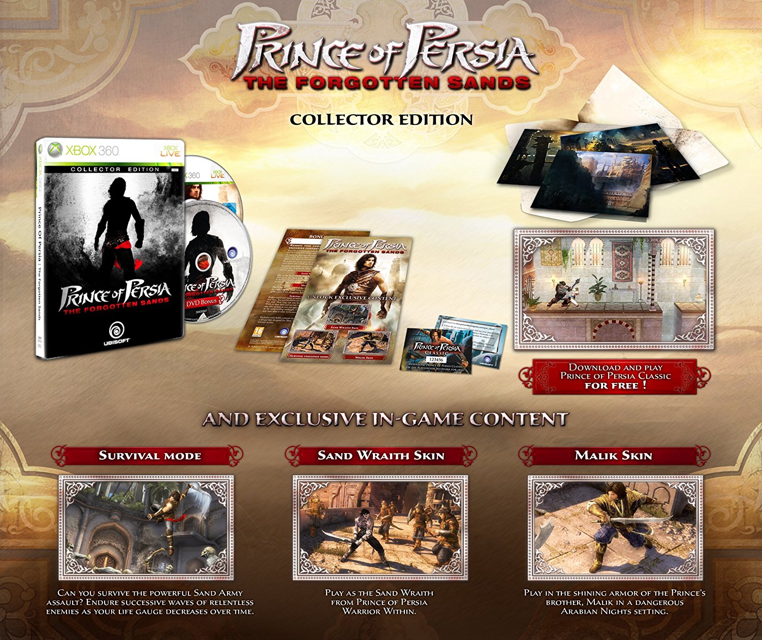 Prince of Persia : The Forgotten Sands – Limited Collector’s Edition