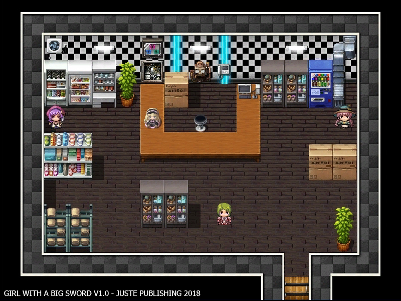 Girl with a Big Sword