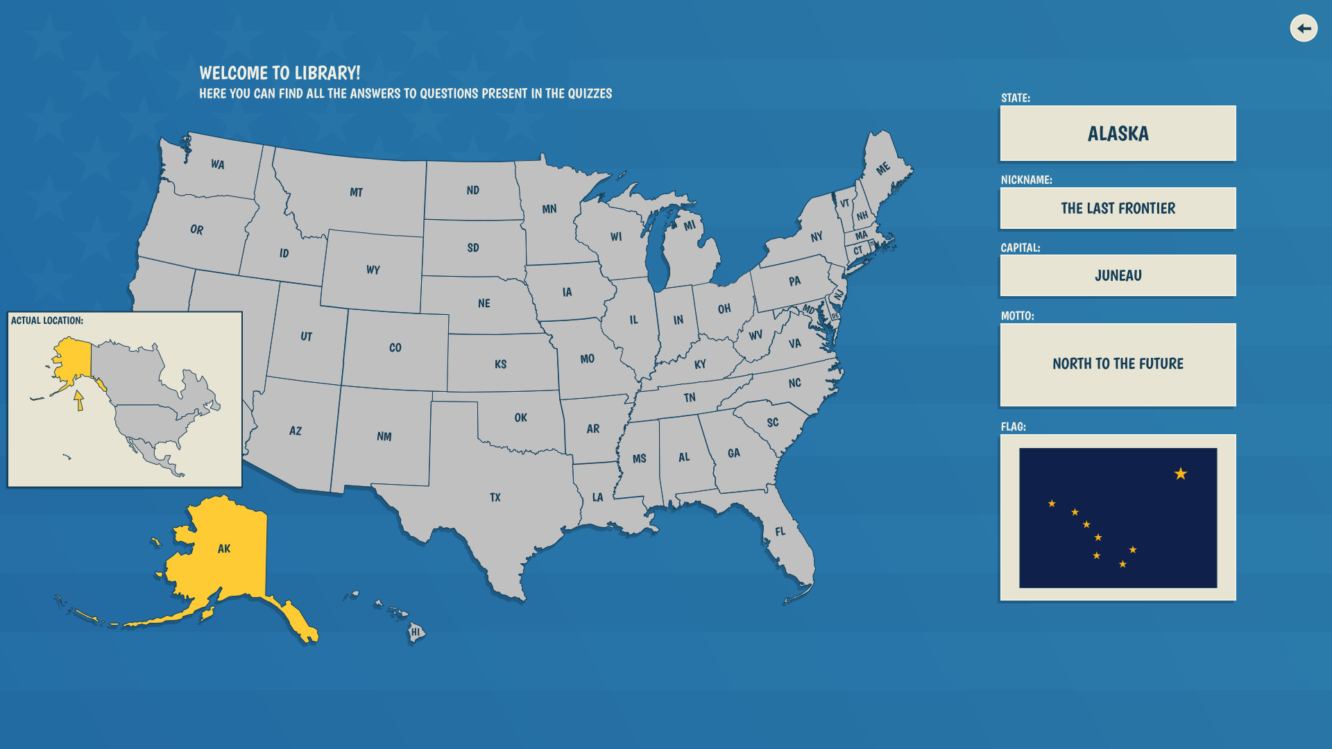 The 50 States Quiz
