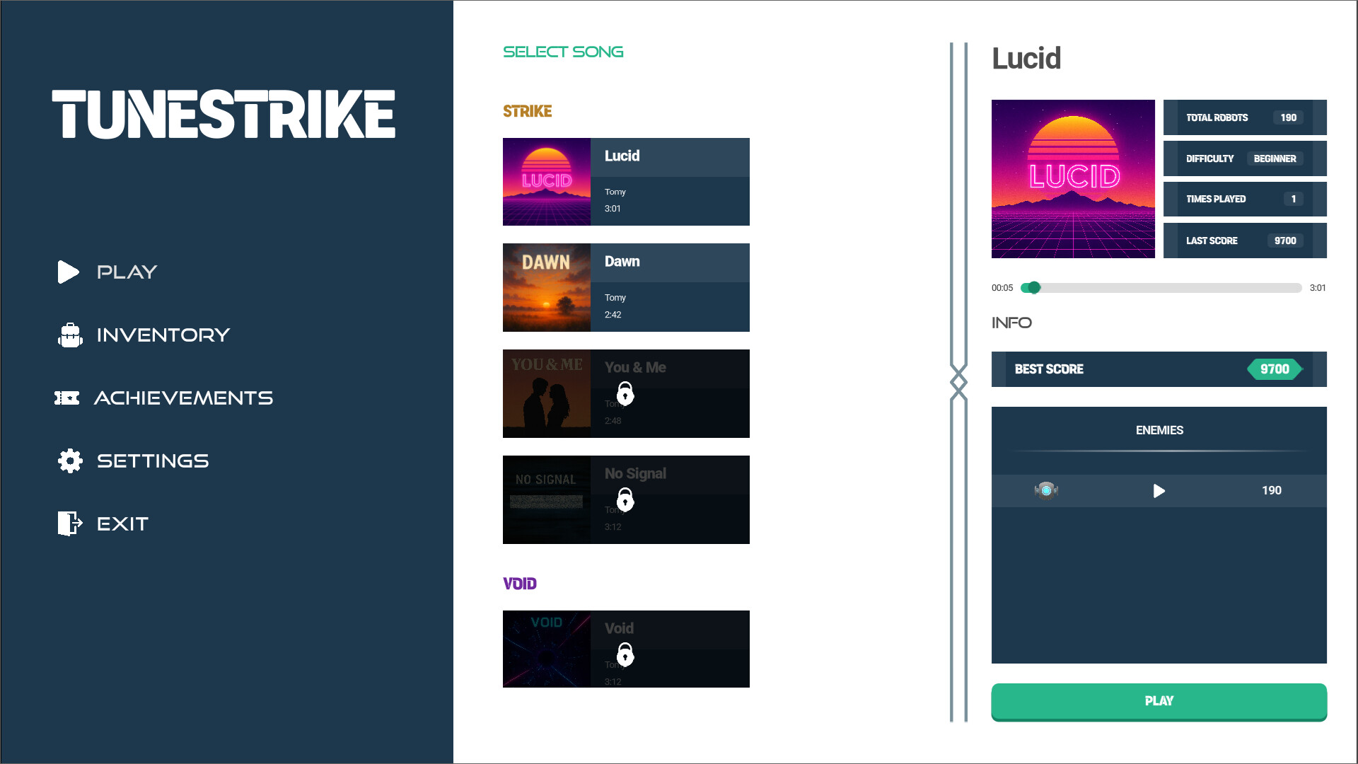 Tunestrike