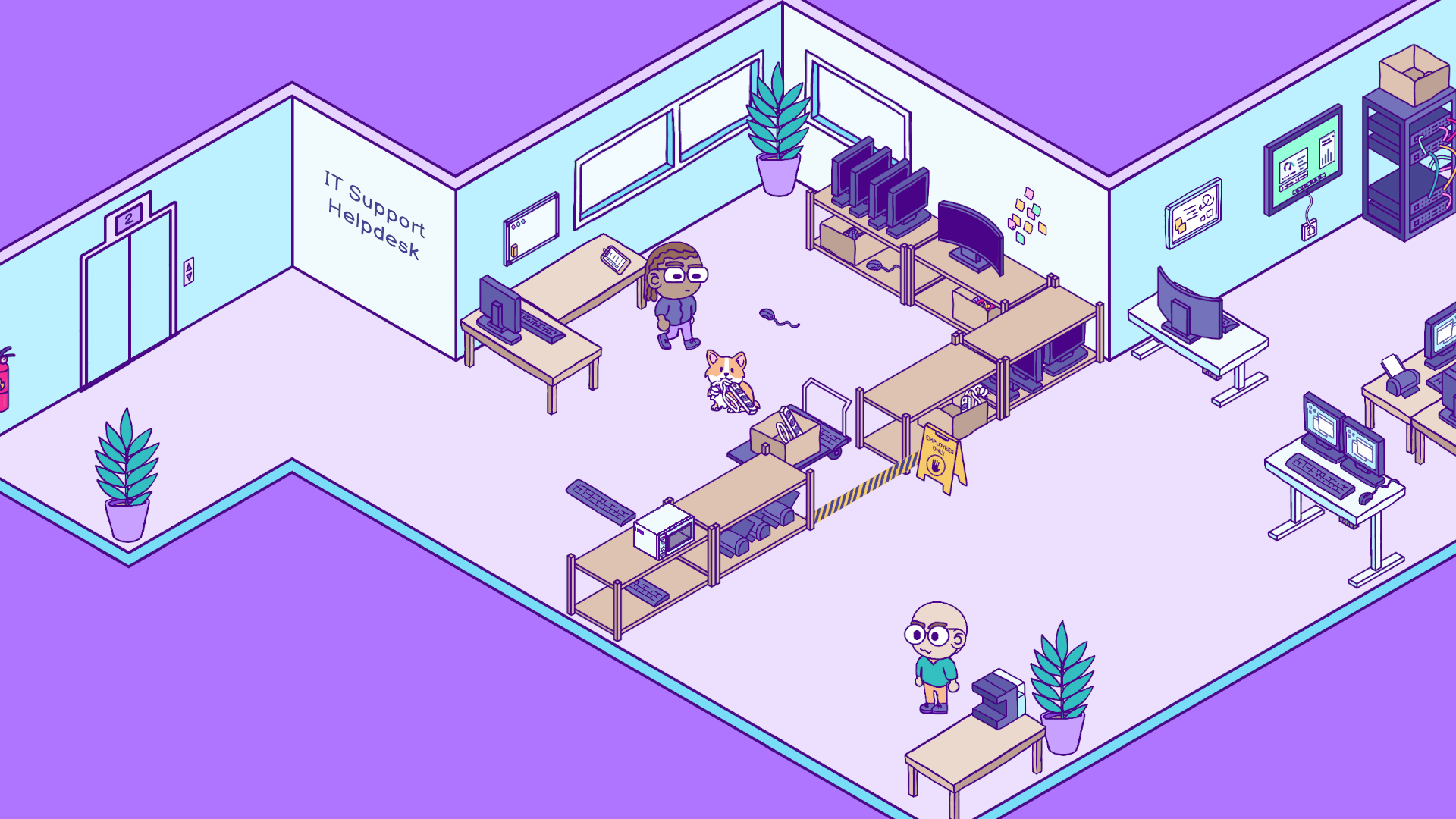 Ruff Day at the Office