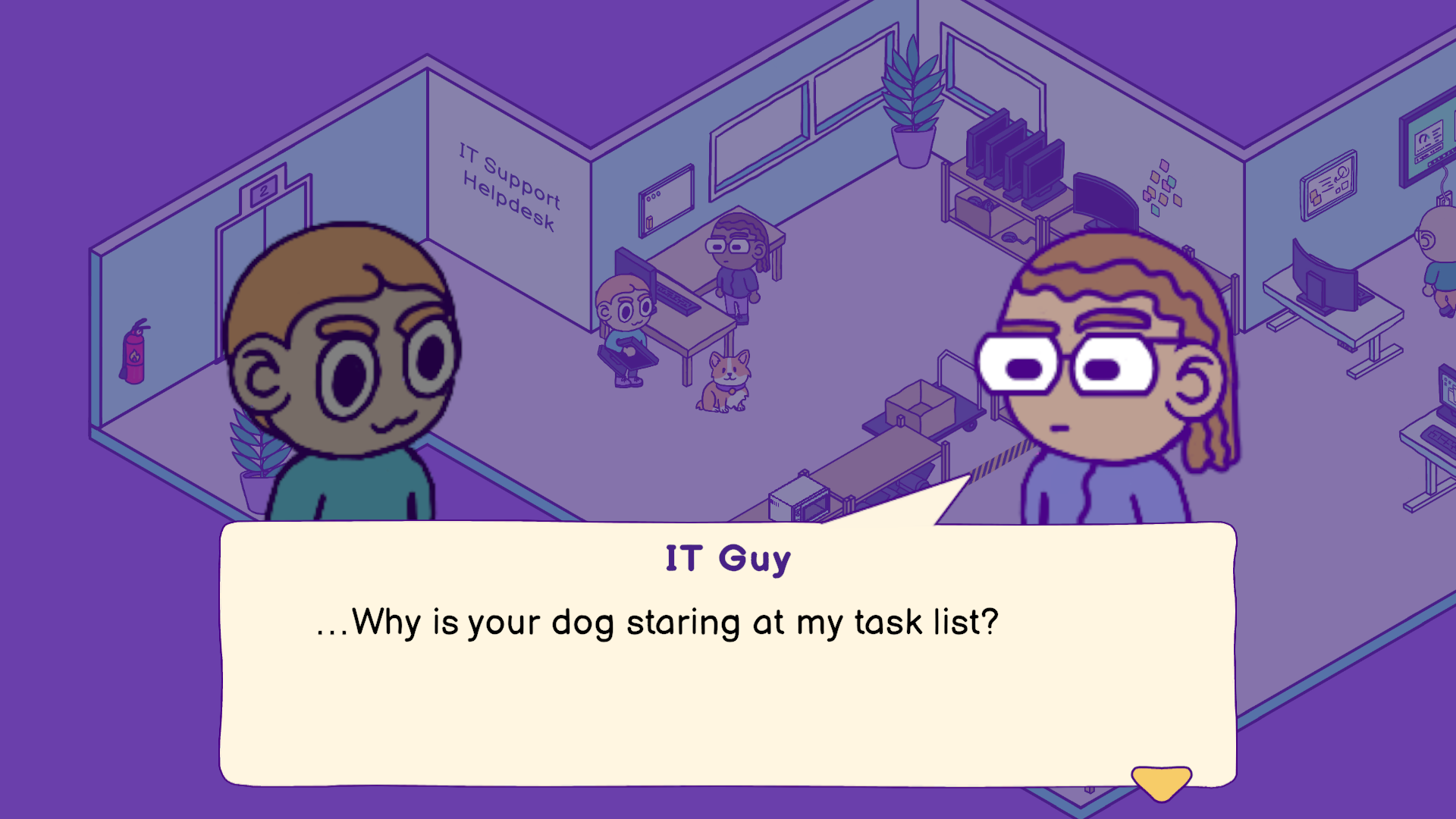 Ruff Day at the Office