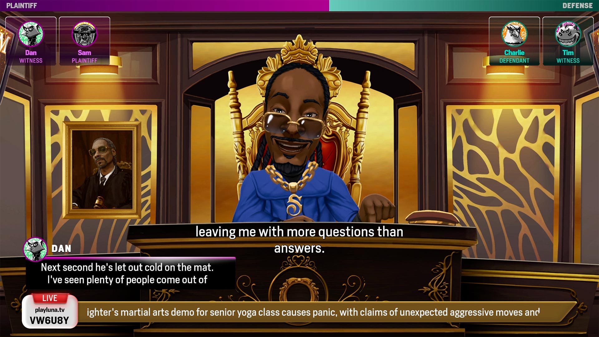 Courtroom Chaos: Starring Snoop Dogg