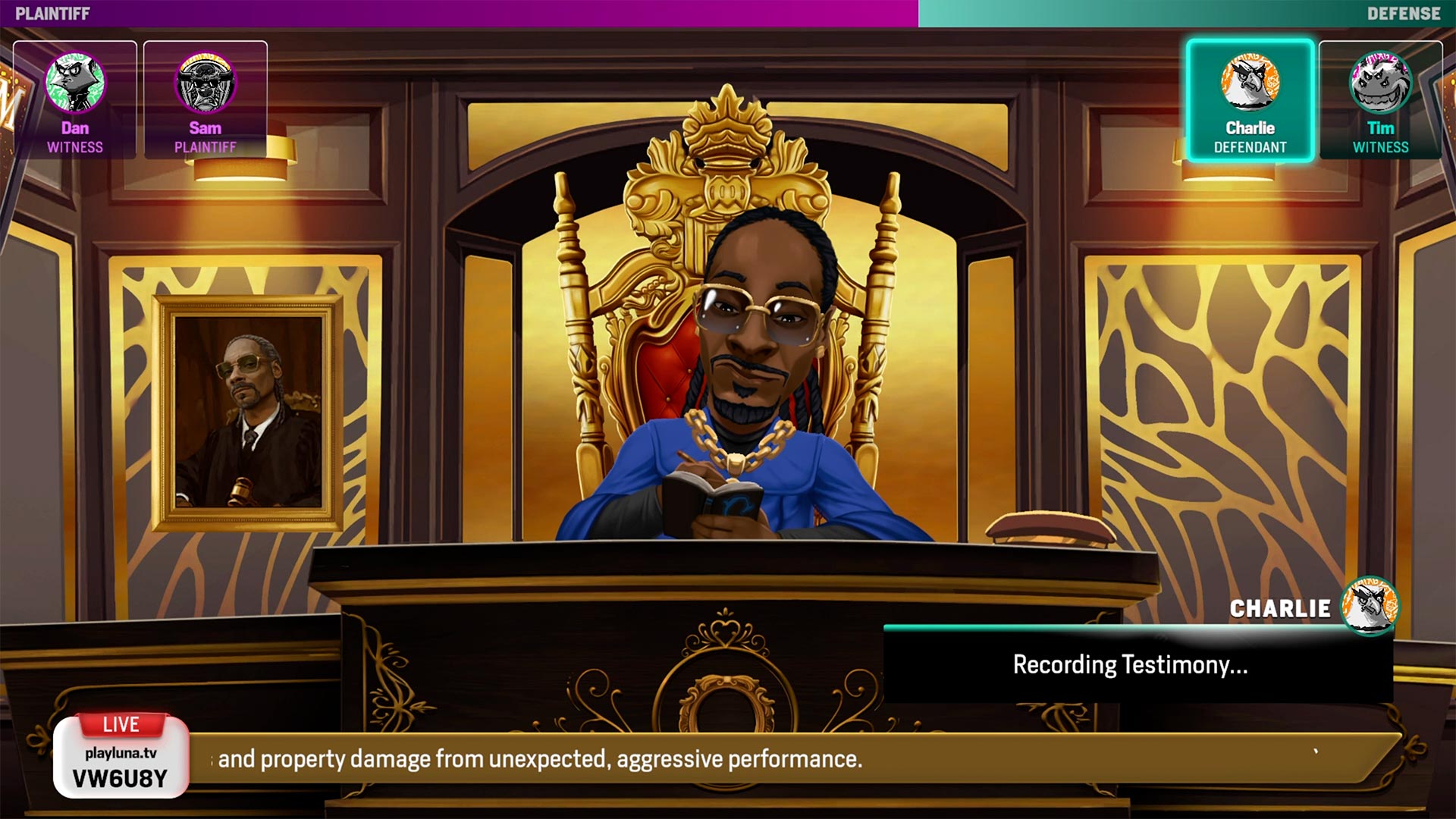 Courtroom Chaos: Starring Snoop Dogg