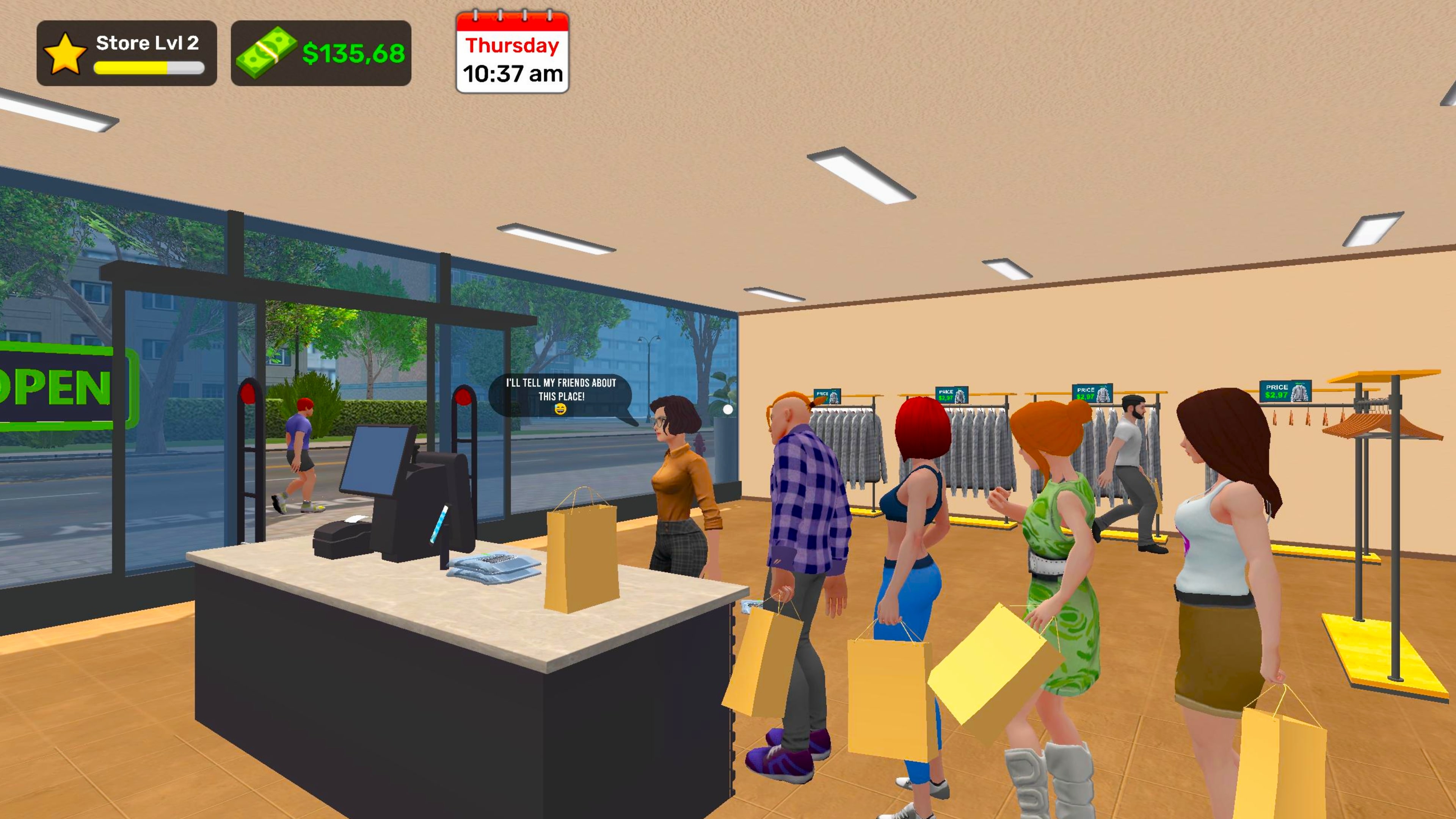 Clothing Store Simulator 3D