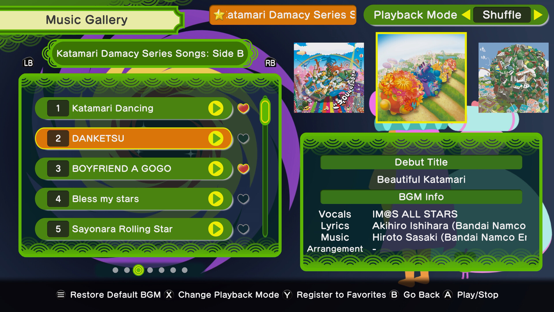 Once Upon a Katamari: Katamari Damacy Series Songs – Side B