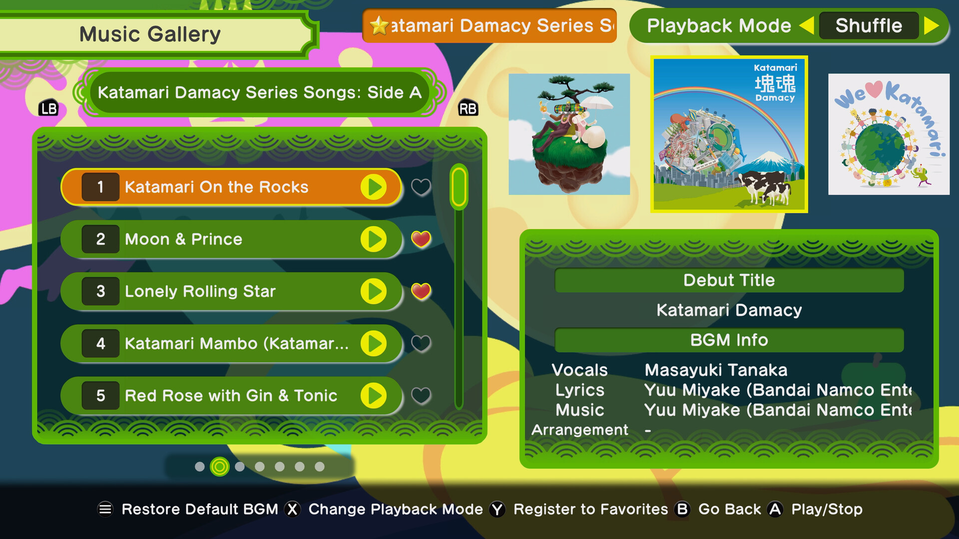 Once Upon a Katamari: Katamari Damacy Series Songs – Side A