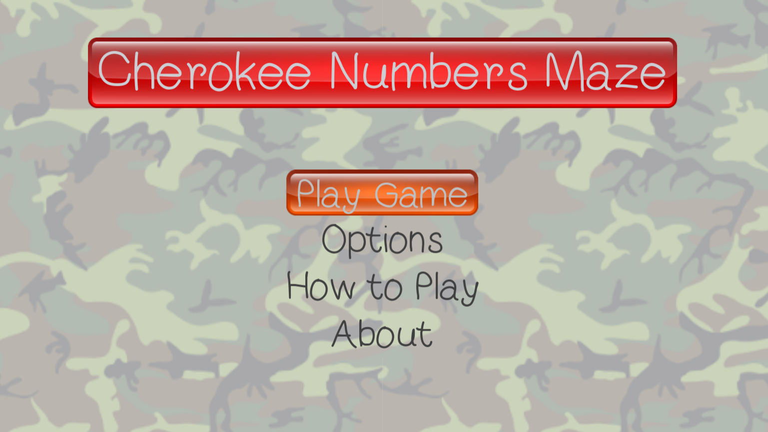 Cherokee Numbers Maze