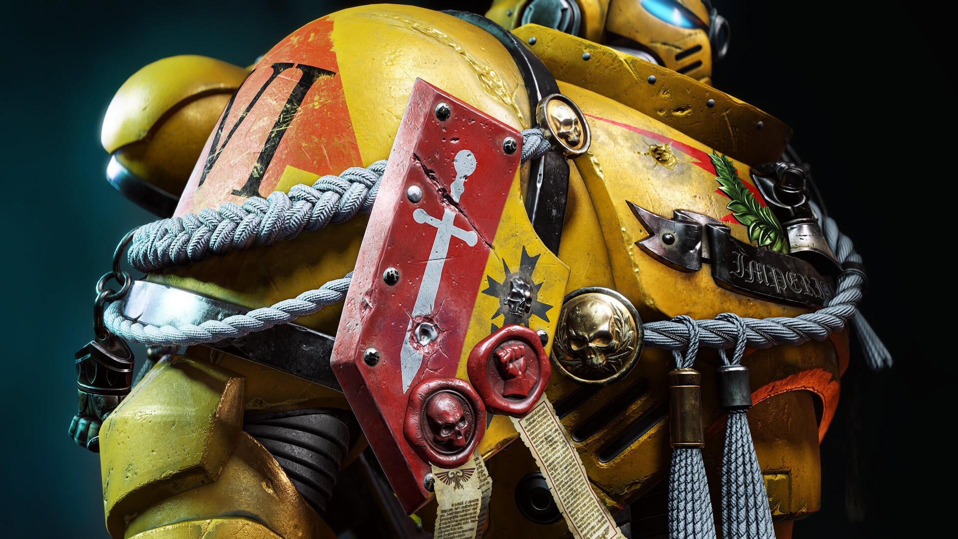 Warhammer 40,000: Space Marine II – Imperial Fists Cosmetic Pack