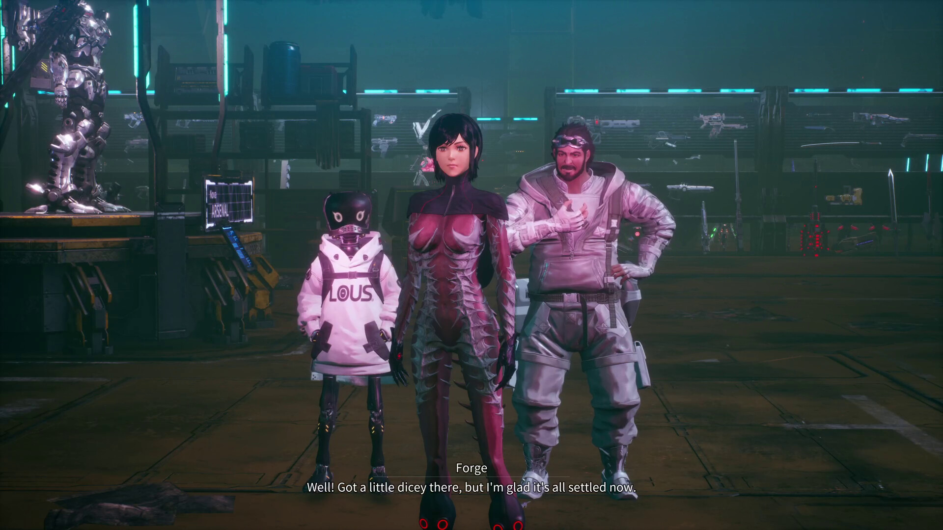 Daemon x Machina: Titanic Scion – Sovereign Axiom Outfit Set