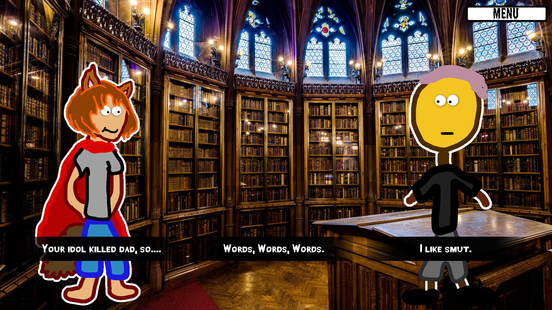 Girl Werewolf Hamlet Saves Christmas