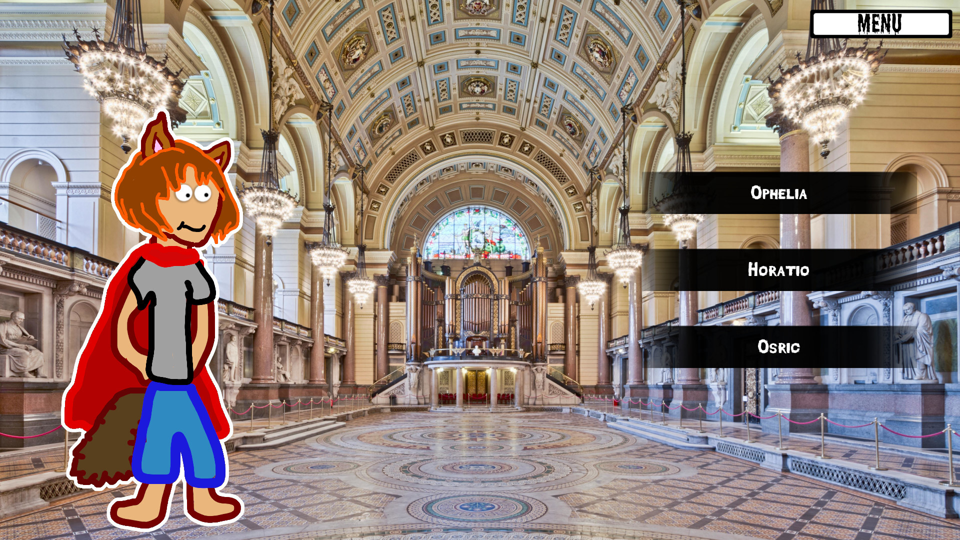 Girl Werewolf Hamlet Saves Christmas