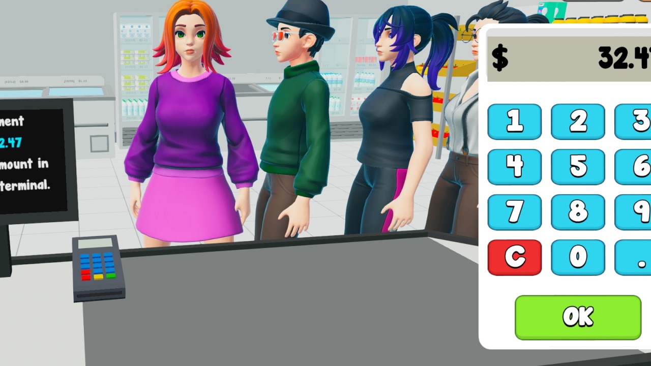 Supermarket Simulator Store Game 3D